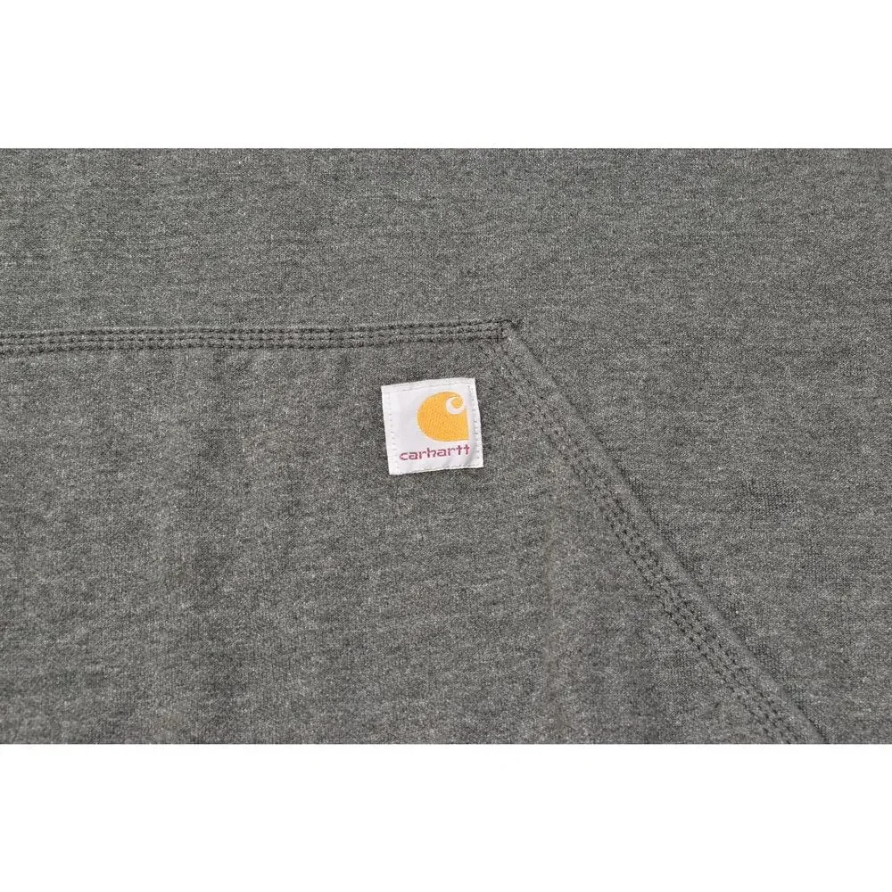 Carhartt Hoodie Mens 2XL Loose Fit Charcoal Gray K121 Midweight Pullover Sweater